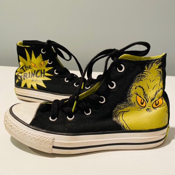 Converse Other - HP Rare Dr. Seuss Grinch Chuck Taylor Converse Kid